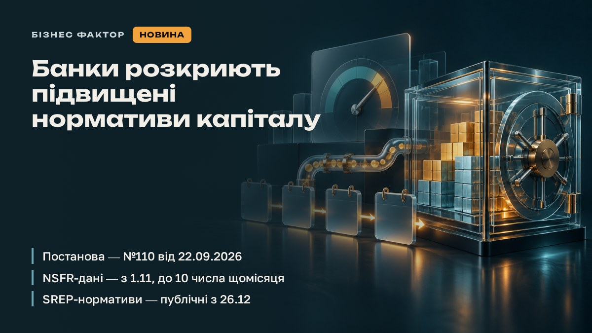 Банки розкриють підвищені нормативи капіталу